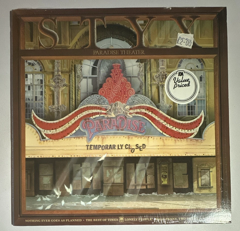 STYX - Paradise LP Vinyl Record US Issue NM / EX Condition - Image 2 of 4