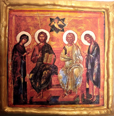 Deesis Deisis Christ Mary John The Baptist Byzantine Greek Eastern Orthodox Icon