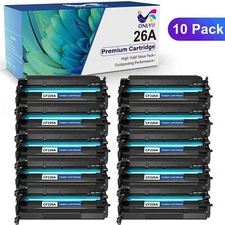 10 Black CF226A 26A High Yield Toner Cartridge fit HP LaserJet Pro M402 MFP M426