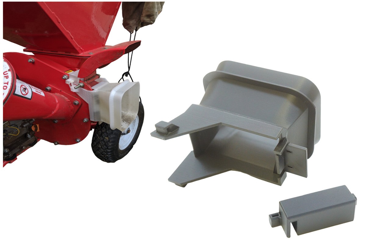 Big Bag Chute Upgrade for PREDATOR Wood Chipper Shredder Mulcher