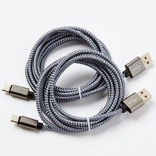 3 cables-Brand New USB A to C 3.0 Fast Charging 6' long