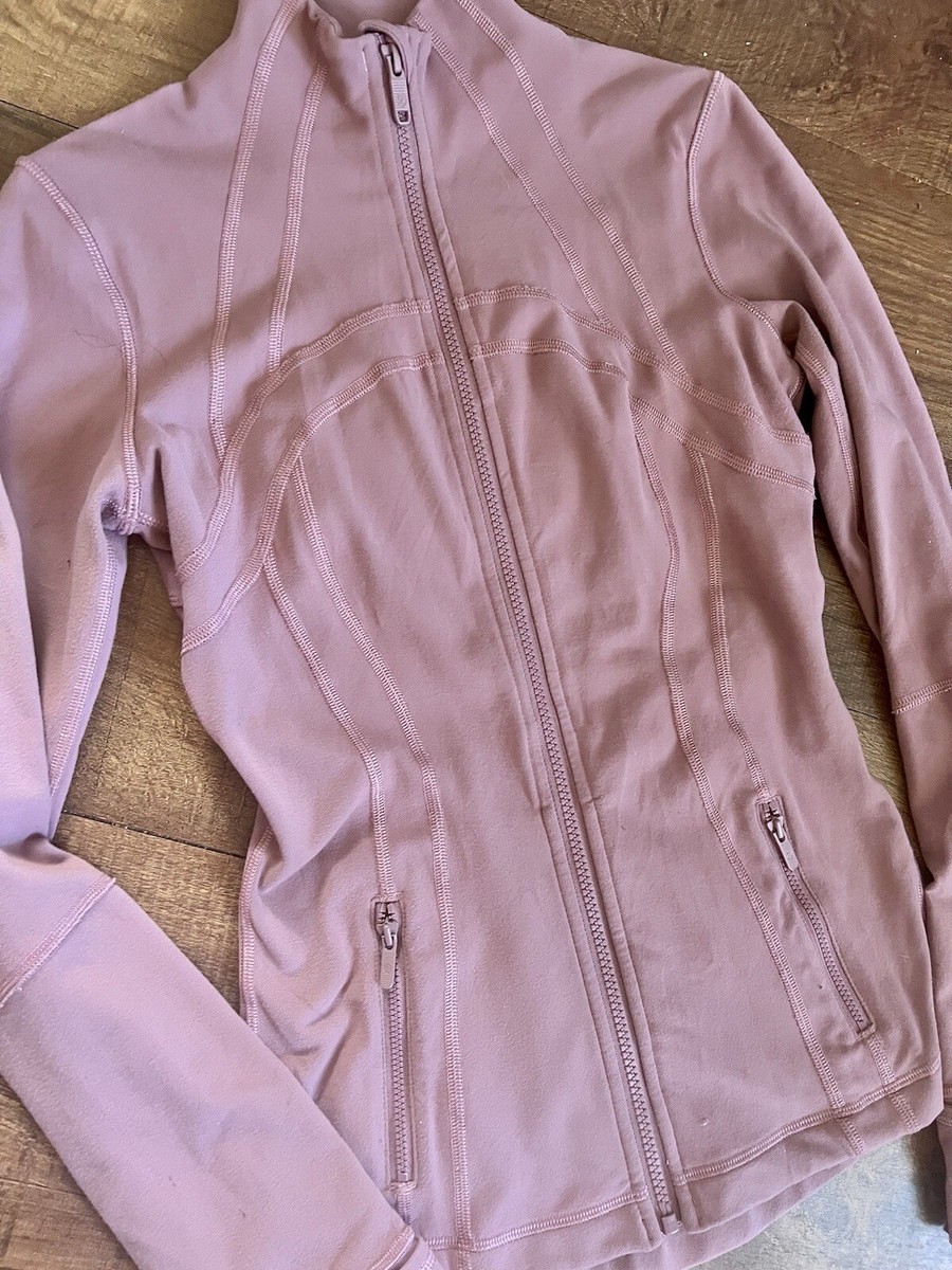 Lululemon Define Jacket Dusty Mauve Size 4 NWT | eBay