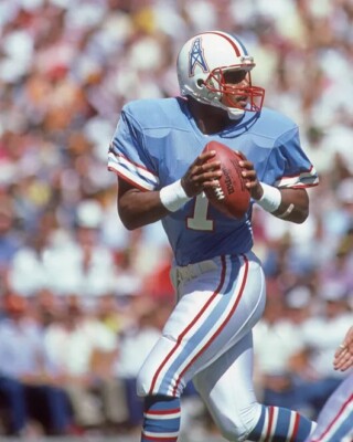 1985 Houston Oilers Warren Moon Nfl Football 8x10 PHOTO PRINT | eBay