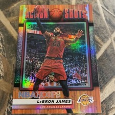2018-19 Panini NBA Hoops Action Shots LeBron James #AS-16 Los Angeles Lakers