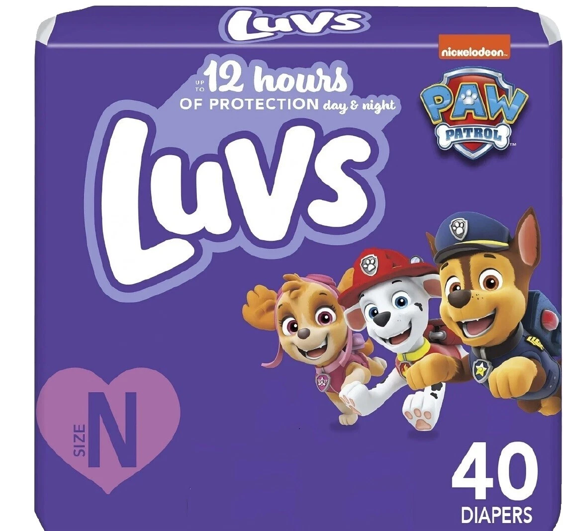 Pañales desechables para bebé recién nacido Luvs