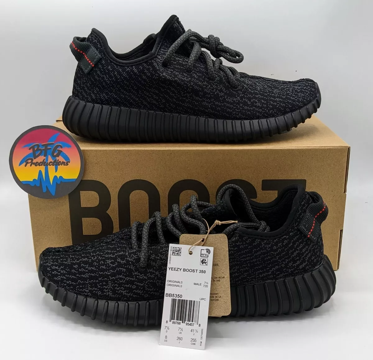 Relativitetsteori At adskille Forvirre 🔥Sizes 5-13 - Adidas Yeezy Boost 350 V2 Pirate Black - BB5350 - SHIPS  TODAY🔥 | eBay