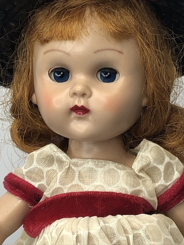 7” Vintage Vogue Ginny Doll Straight Leg Walker Redhead 1954 #24 Kinder Crowd #A - Picture 8 of 23