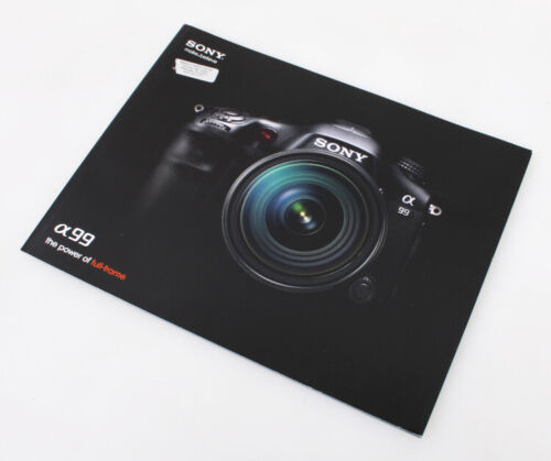 Sony A99 Brochure - Picture 1 of 1