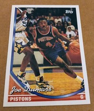 1993-94 Topps JOE DUMARS DETROIT PISTONS . Basketball Card #351. HOF 