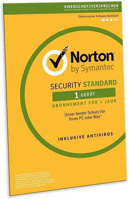 Norton 360 Standard 1 PC 2026-2027 Aktuelle Version Inkl. VPN  KEIN ABO