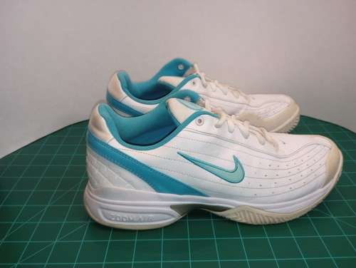 Zapatillas Nike Zoom Air Azul y Blanco Mujer Talla 10 Estilo 316008 a 2007 Lanzamiento - Imagen 16 de 24