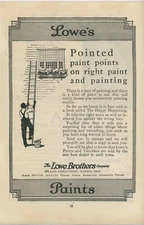 1920 Lowe Brothers Vintage Paint Ad Lowes Dayton Ohio Painting House Painter
