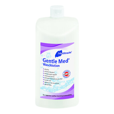 Meditrade Gentle Med  Waschlotion pflegend ph-hautneutral parabenfrei 1 Liter