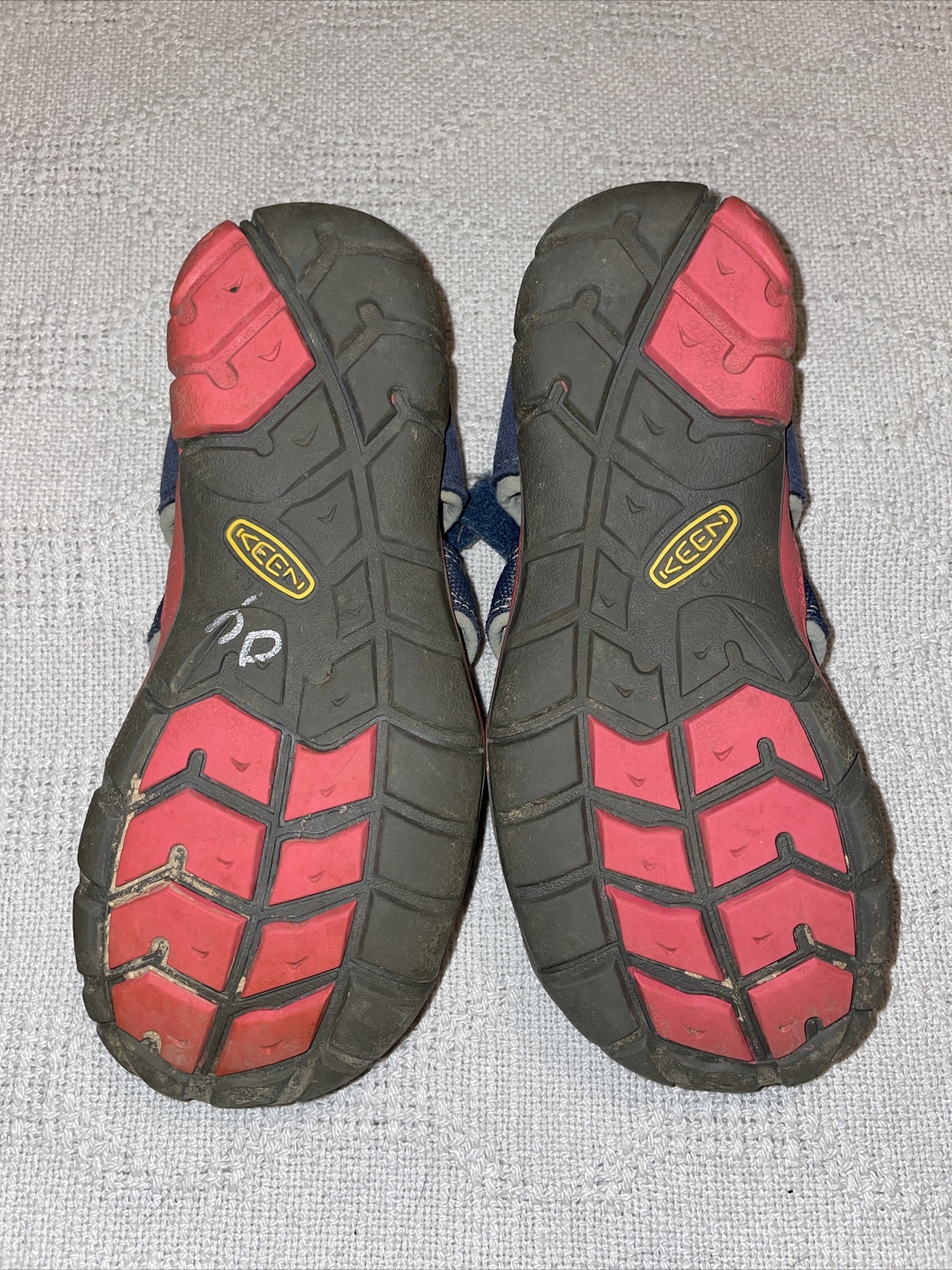 Sandali acqua Keen bambina pelle blu cinturino incrociato taglia 2 M impermeabili fiume