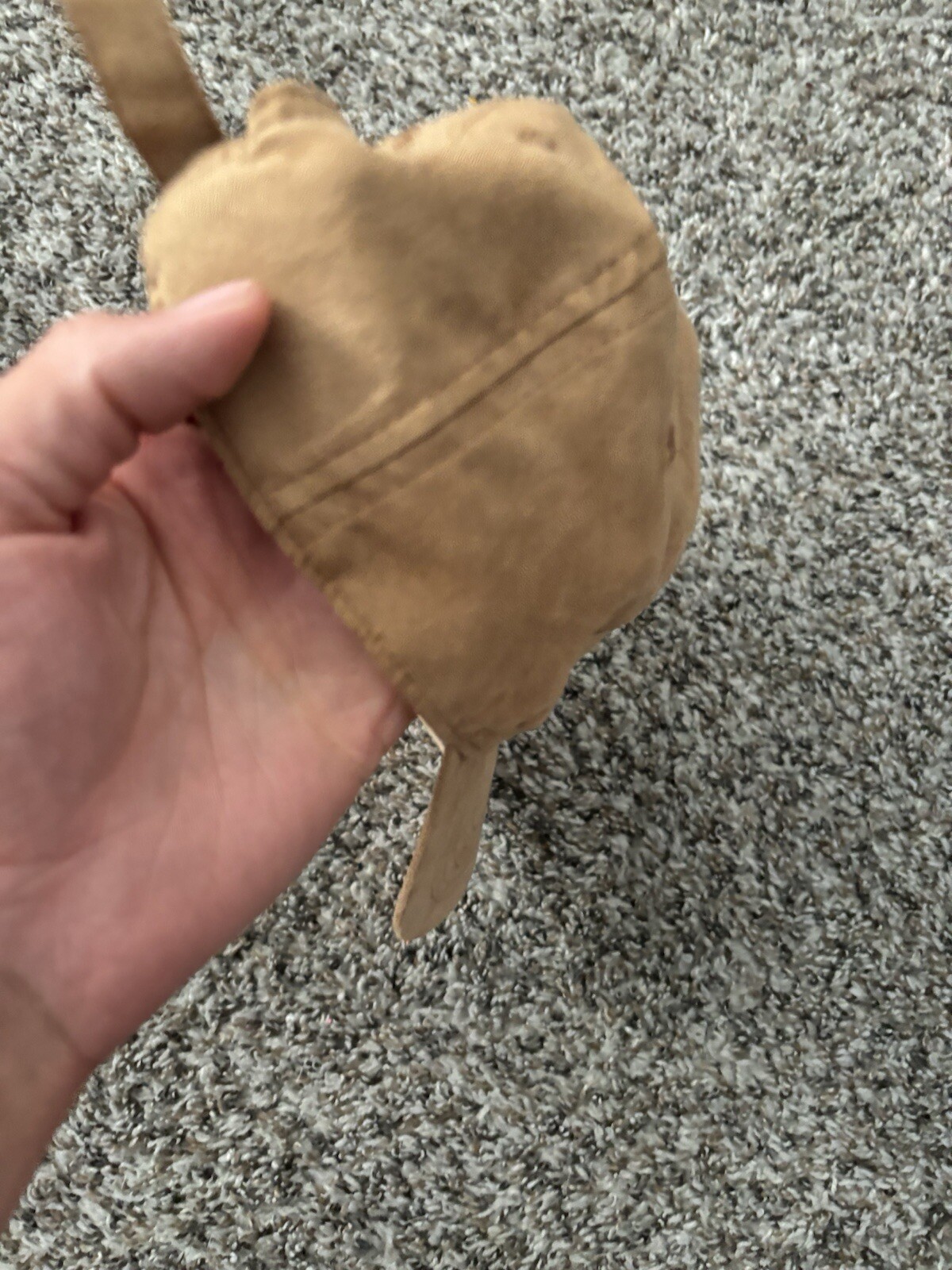 Lightweight Light Brown Tan Strapback Baseball Ca… - image 3