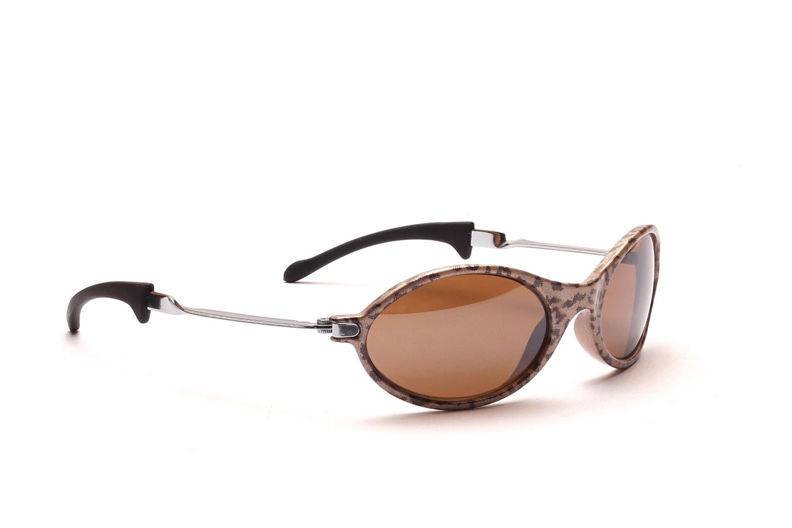 Зонненбрилл Металл Кунстстофф Херрен Спорт Авто Браун Зильбер модерн овал 3390₽