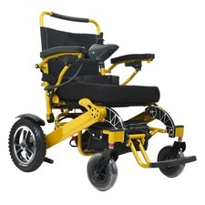 Replenished Lightweight Electric Mobility Wheelchair 365lb Capacity Auto Folding