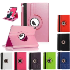 For iPad Mini 4/Mini 5 360° Rotating Folio Leather Stand Holder Smart Case Cover