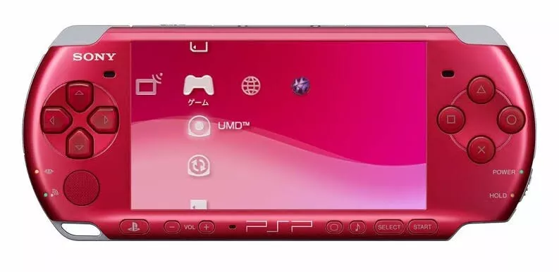 SONY PSP PlayStation Portable Console Radiant Red PSP-3000RR