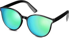 Kids Sunglasses-UV-protection neon sunglasses for boys and girls Green 