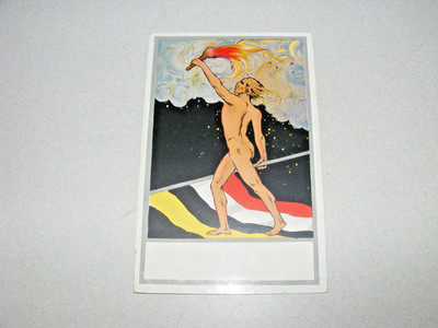 Vtg 1914 Kunstler Kriegspostkarten Mappe Postcard