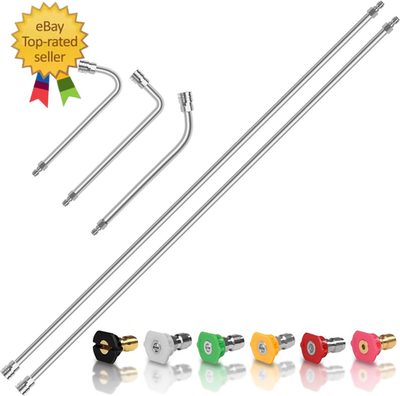 #ad #ad 120quot; Pressure Washer Extension Wand2 Pack 60 Inch Stainless Steel Power Washer $53.16
