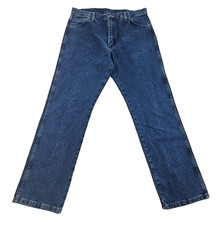 Wrangler Cowboy Cut Jeans Men's 36x30 Med Blue Bootcut EUC LN 13MWZGK Western