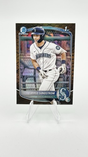 2025 Bowman - Chrome Prospects Jared Sundstrom #BCP-85 Reptilian Refractor (RC)