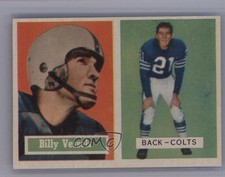 1957 Topps Billy Vessels #29 1u9