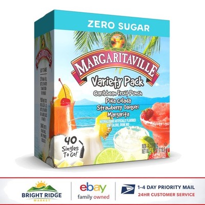 Non-Alcoholic Drink Mix Variety Pack with Caribbean and Tropical Flavors
