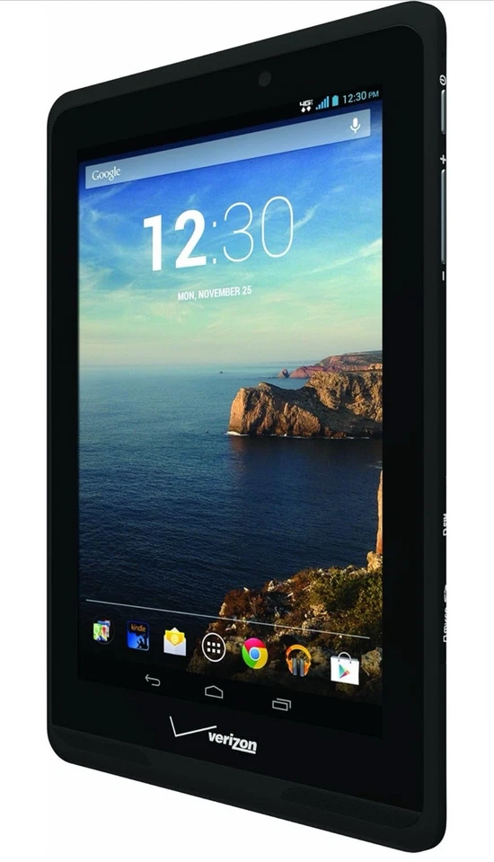 Verizon QMV7A Ellipsis 7 4G LTE Tablet  7"  8GB Verizon Tablet Black - Excellent - Image 3 of 4