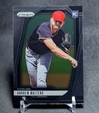 Andrew Walters Rookie RC 2025 Panini Prizm Baseball Card #71 Cleveland Guardians. rookie card picture