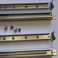 2 IKEA 124401 Bed Telescopic Bracket & 4 Screws 117327 HEMNES ASKVOLL SONGESAND