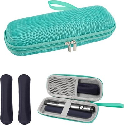 Insulin Kühltasche mit 2 Kühlakku,TSA Diabetiker Tasche für Pen,Epipen,Spritzen