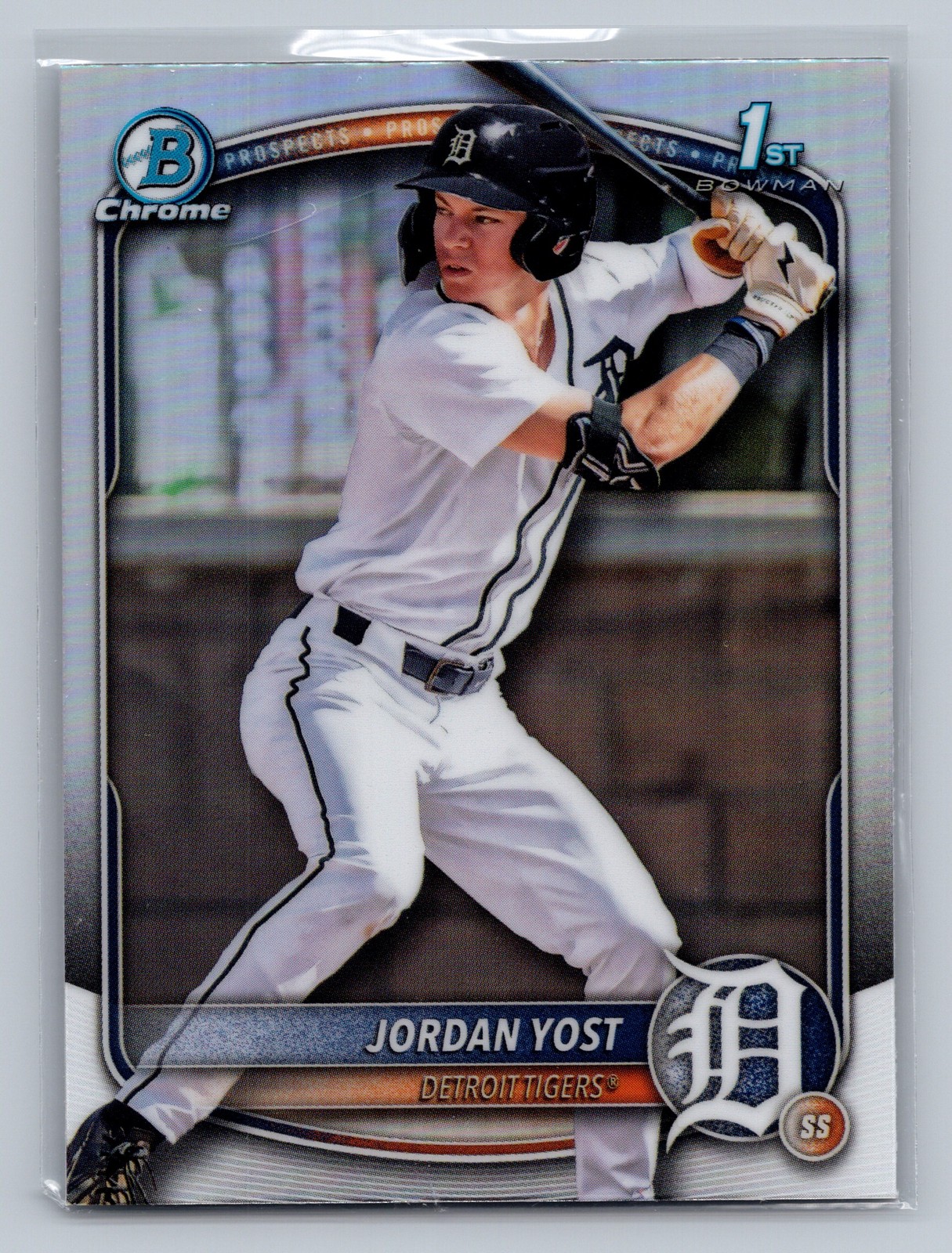 2025 Bowman Draft #BDC-162 Jordan Yost Chrome Refractor
