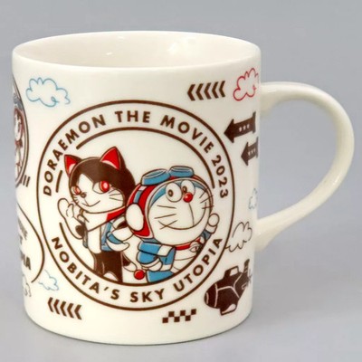 Ensky Doraemon the Movie Sonya & Doraemon Mug Ceramic 88mm Japan Import For Ages
