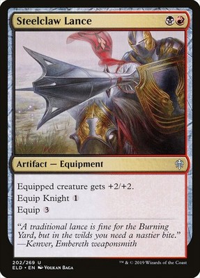 Steelclaw Lance (202) Throne of Eldraine ELD MTG Magic