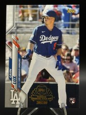 Gavin Lux 2020 Topps Update #UP-4 National Baseball Card Day Rookie RC Dodgers. rookie card picture