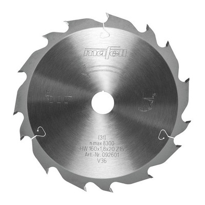 Mafell Sägeblatt KSB-WL160 GT, HW, 160 x 1,8 x 20mm, Z15-5, WZ/FZ | 092601