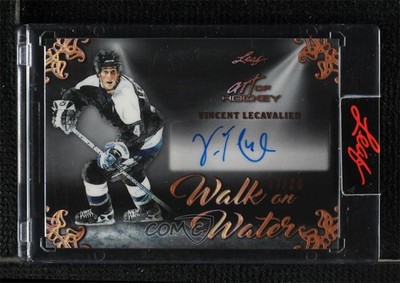 2021-22 Leaf Art of Hockey Walk on Water Bronze /20 Vincent Lecavalier Auto 11jd