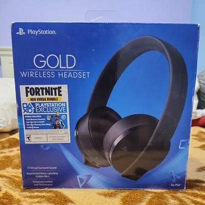 Neo Versa Fortnite PlayStation Gold Wireless Headset 