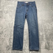 Levi's 505 Regular Fit Jeans Boys Size 18 Slim Medium Wash Denim Pants