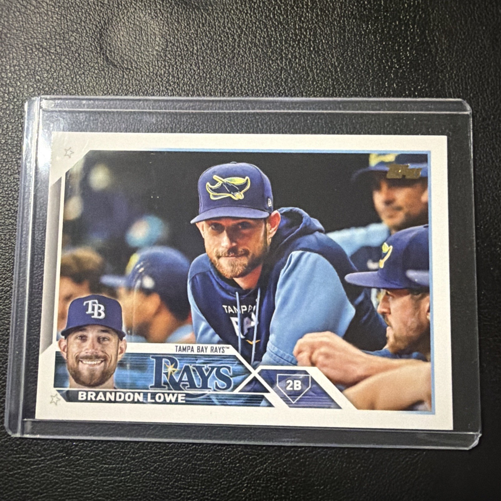 2023 Topps Series 1 - Brandon Lowe #36 Ssp Image Variation Golden Mirror