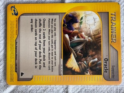 Oracle 138/144 Uncommon Skyridge LP Pokemon e-reader