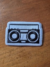 Radio Boom Box - Embroidered Patch Iron On