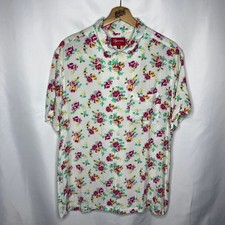 SS20 2020 Supreme NYC Floral Rayon S/S Button Up Shirt in White M