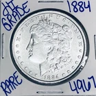1884 MORGAN SILVER DOLLAR AUTHENTIC HI GRADE U.S. MINT COIN FREE SHIPPING 4967
