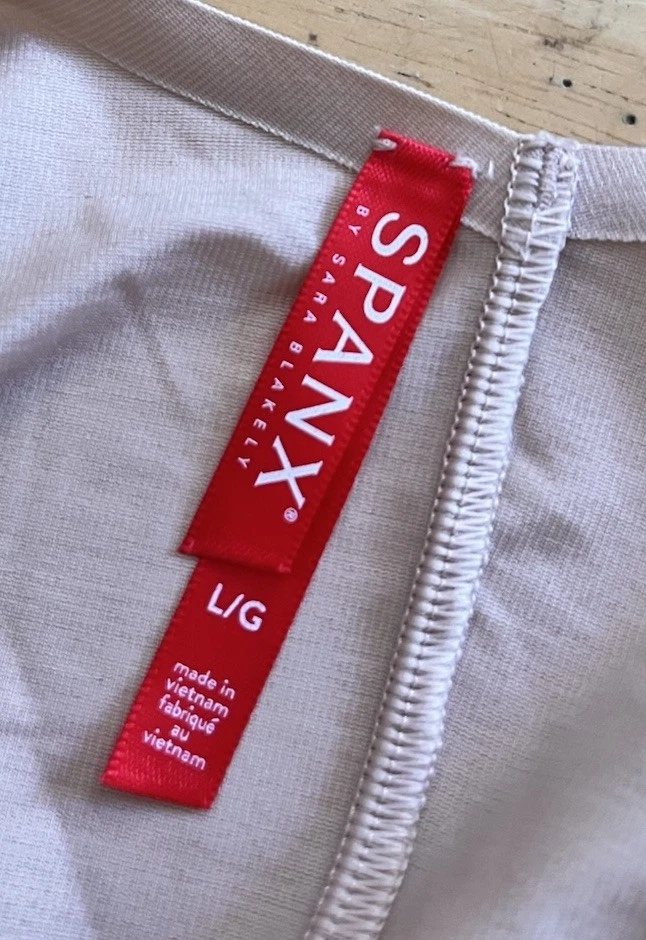 Body SPANXshape Invisible Busto Abierto Medio Muslo Champagne Desnudo Talla Grande-¡NUEVO SIN ETIQUETAS! Foto 4 de 4