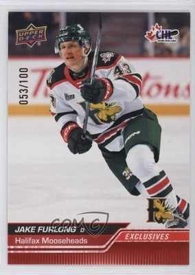 2023-24 Upper Deck CHL Exclusives 53/100 Jake Furlong #103 u8j