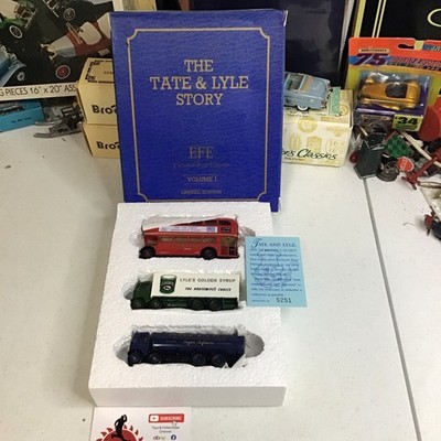 EFE EXCLUSIVE FIRST EDITIONS THE TATE & LYLE STORY SET OF 3 AEC REGENT BUS 1/43